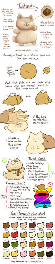 Teacat Anatomy .Closed species Reference.