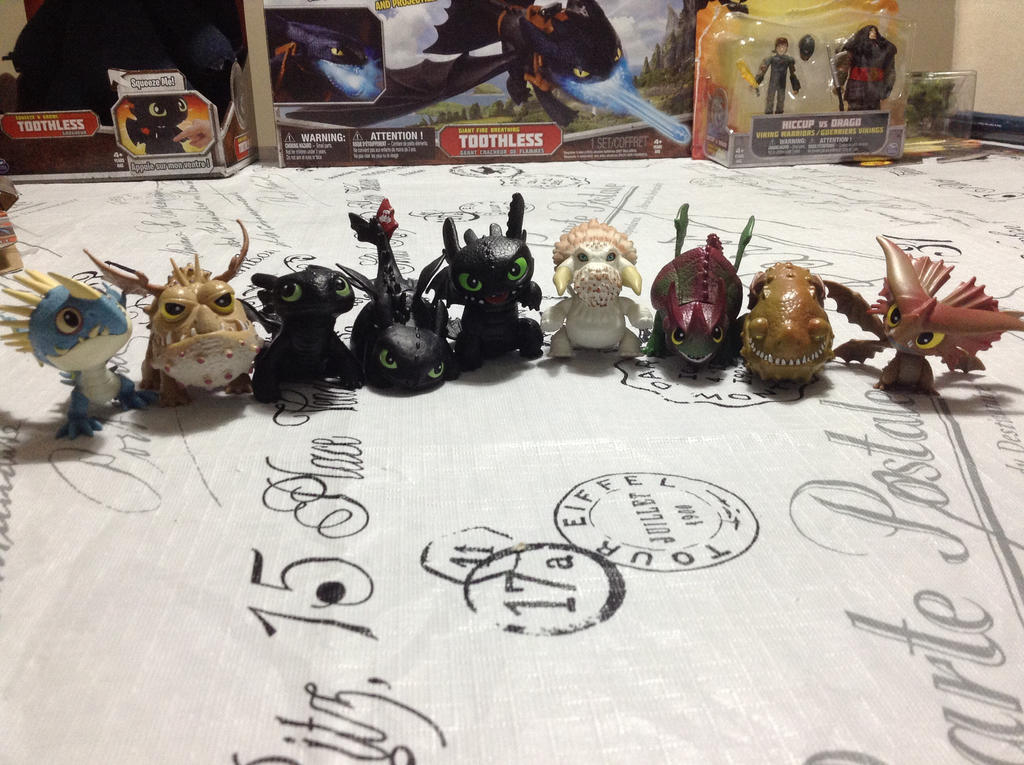 Httyd Collection Httyd 1 and httyd 2 figurines by Katie-kat-httyd on DeviantArt