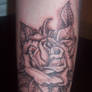 rose tattoo 2nd finished one