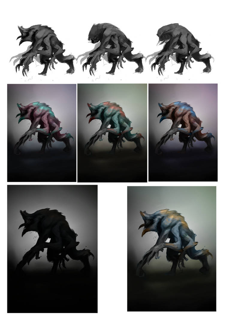 Design Sheet alien concept colour options by ashmorrison23 on DeviantArt
