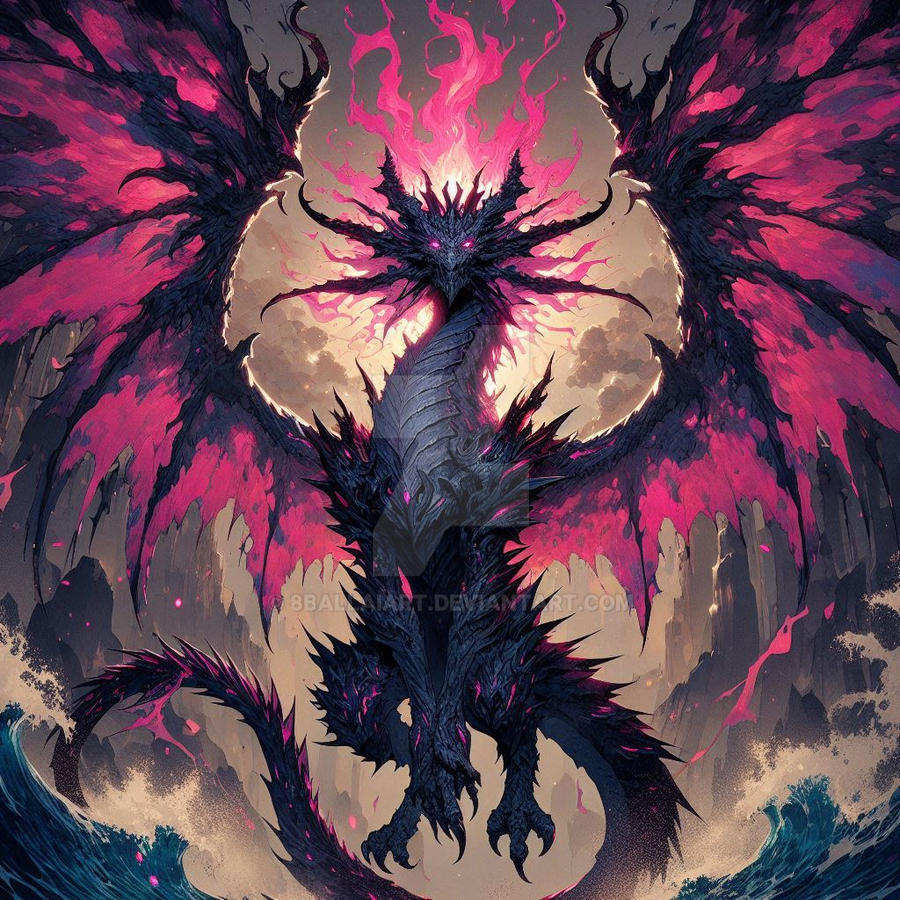 Dragon Using Magic Dragons releasing magical powers by 8ballAIart on DeviantArt