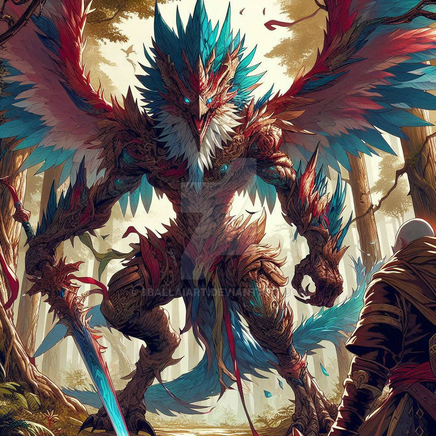 Garuda by 8ballAIart on DeviantArt