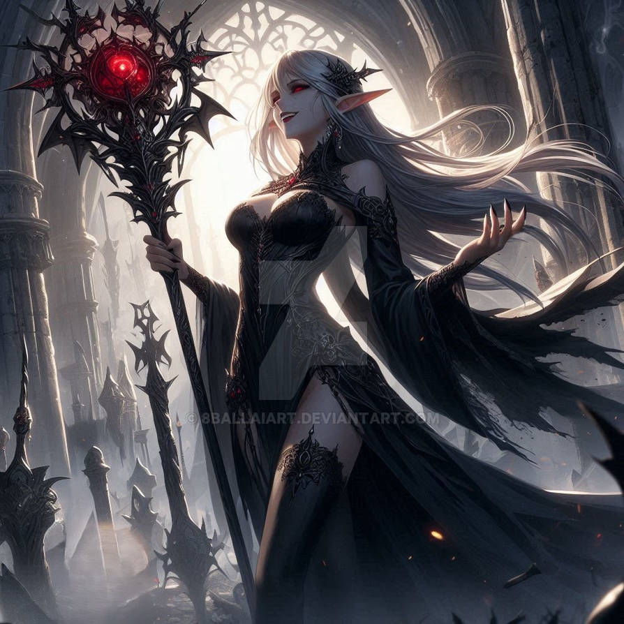 Fallen Elf Dark Fallen Elf by 8ballAIart on DeviantArt