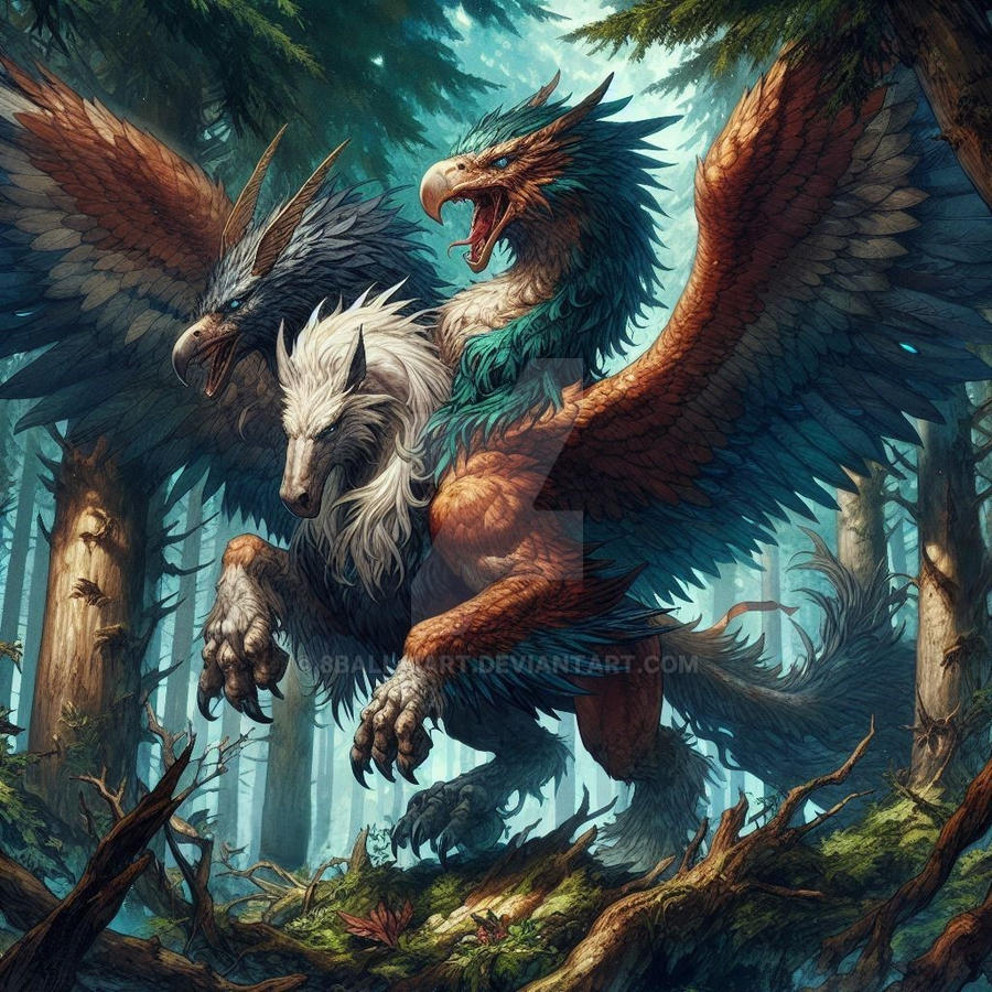 Chamara Creature chimaera by 8ballAIart on DeviantArt