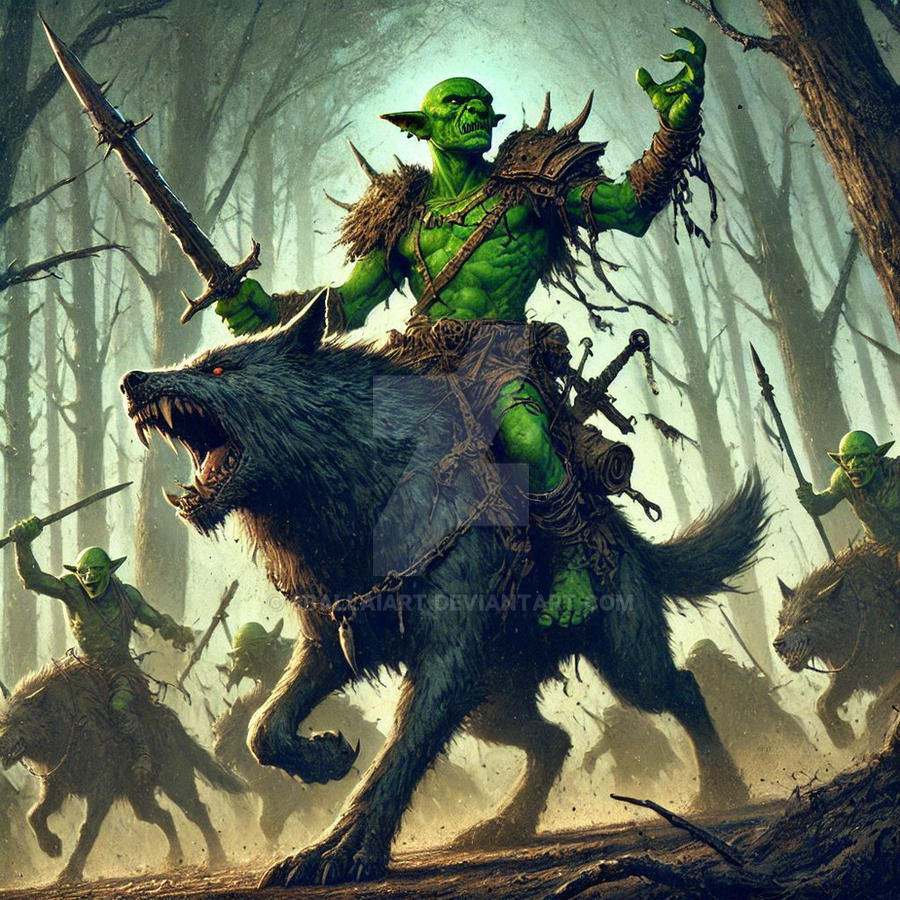 Goblin Riding Goblin Riders by 8ballAIart on DeviantArt