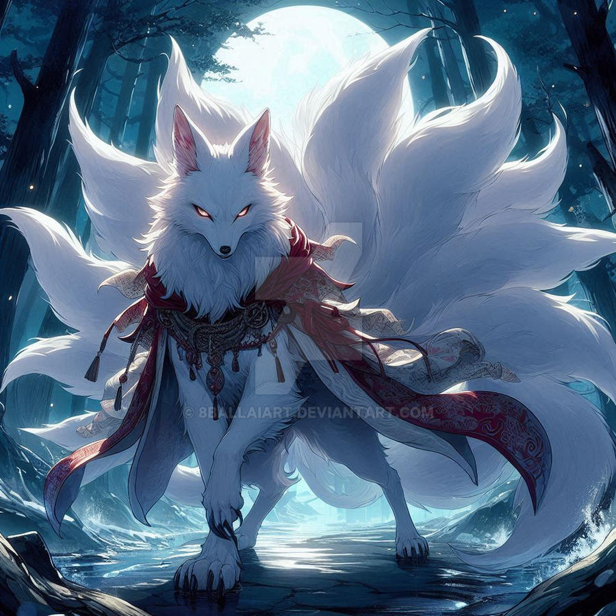 Spirit Fox From Rabbit Fox spirit by 8ballAIart on DeviantArt