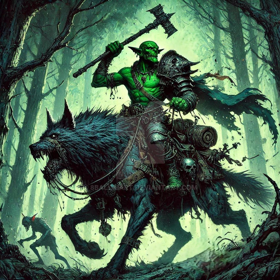 Goblin Rider Magic Goblin Rider by 8ballAIart on DeviantArt
