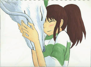 Chihiro and Haku - Spirited Away