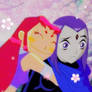 Raven and Starfire Icon