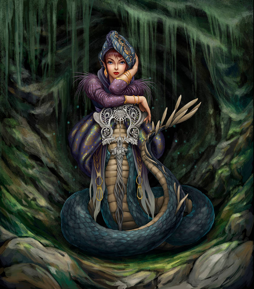 Naga by MargaritaFreze on DeviantArt Naga by MargaritaFreze on DeviantArt