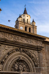 Saint Hieronymus facade of Calahorra Cathedral