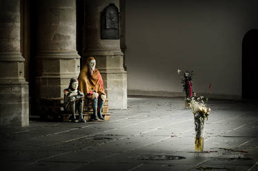 A Scene In Oude Kerk Amsterdam