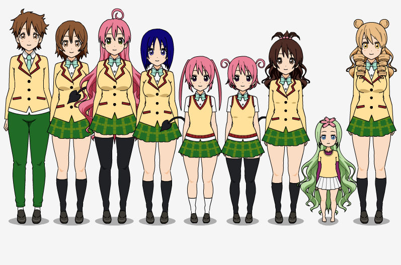 To Love Riu To Love Ru by iba2001 on DeviantArt