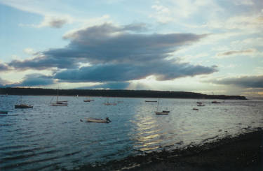 Evening over Findhorn