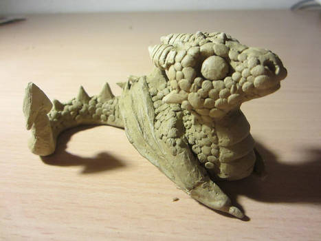 Clay baby dragon 3