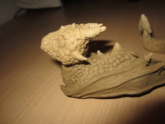 Clay baby dragon 4