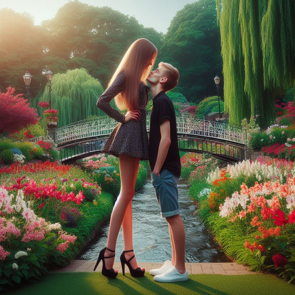 Kiss Deviantart kissing taller girlfrend by ernie111 on DeviantArt
