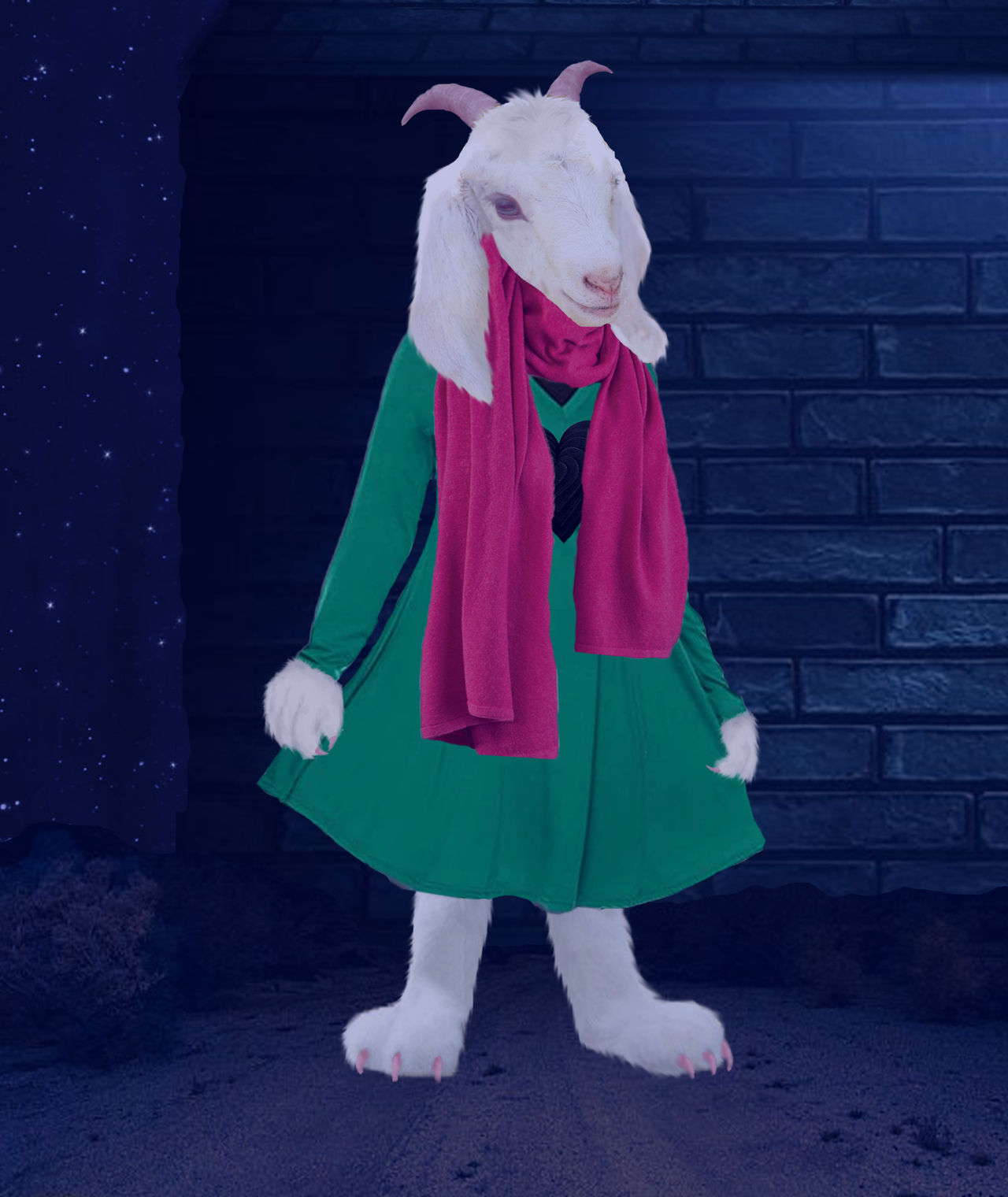 Realistic Ralsei by moondeer1616 on DeviantArt