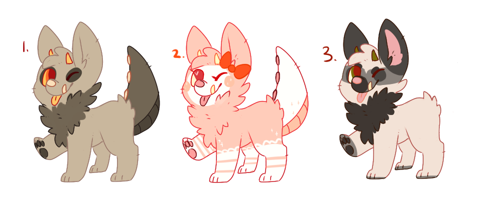 monster pup adoptables [CLOSED]