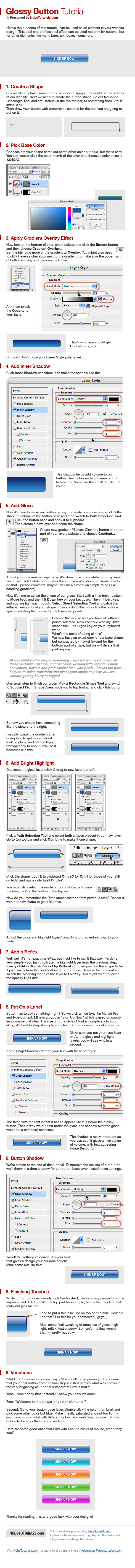 Glossy Button Tutorial