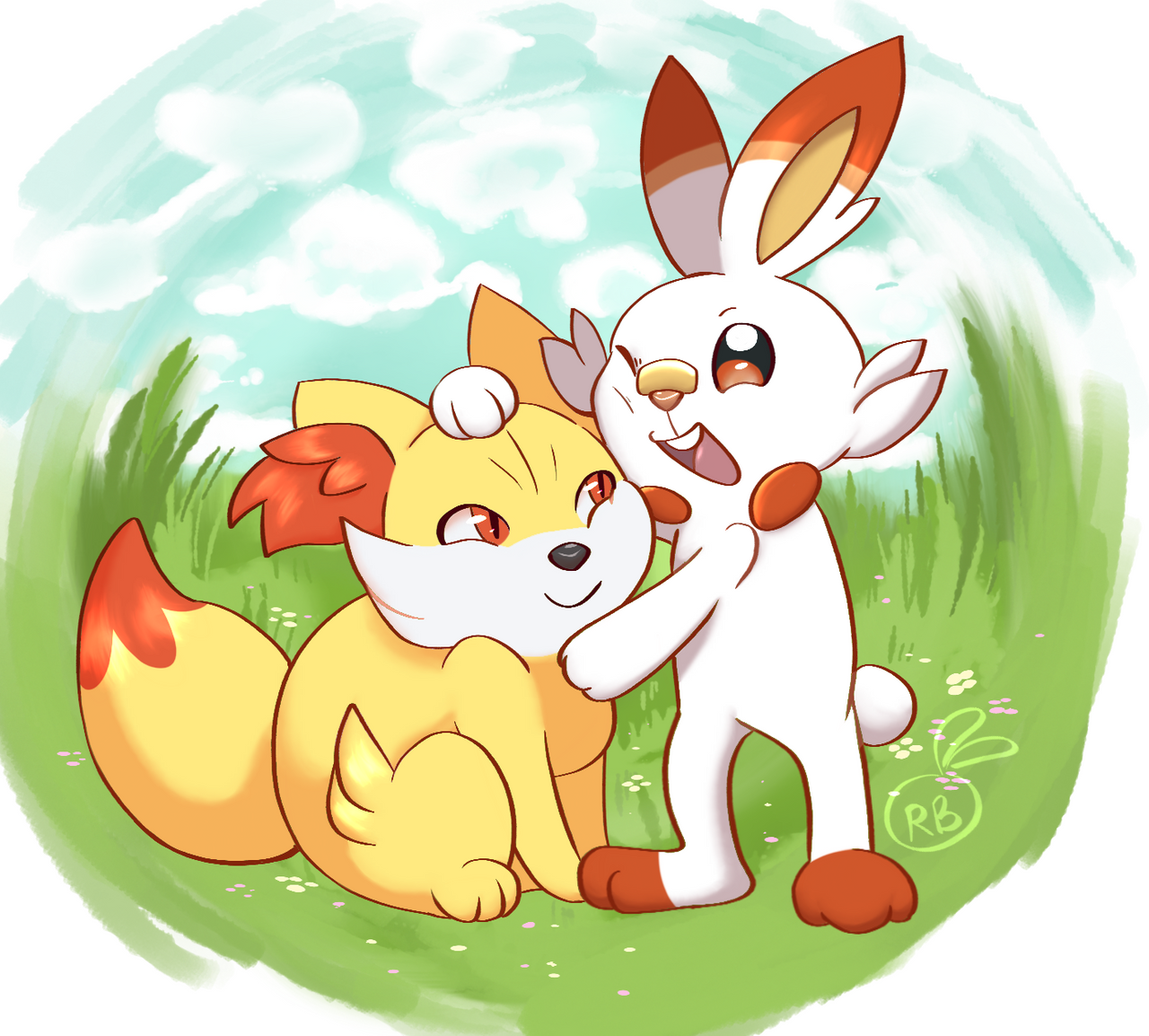The fox and The Rabbit by RedlyBun on DeviantArt