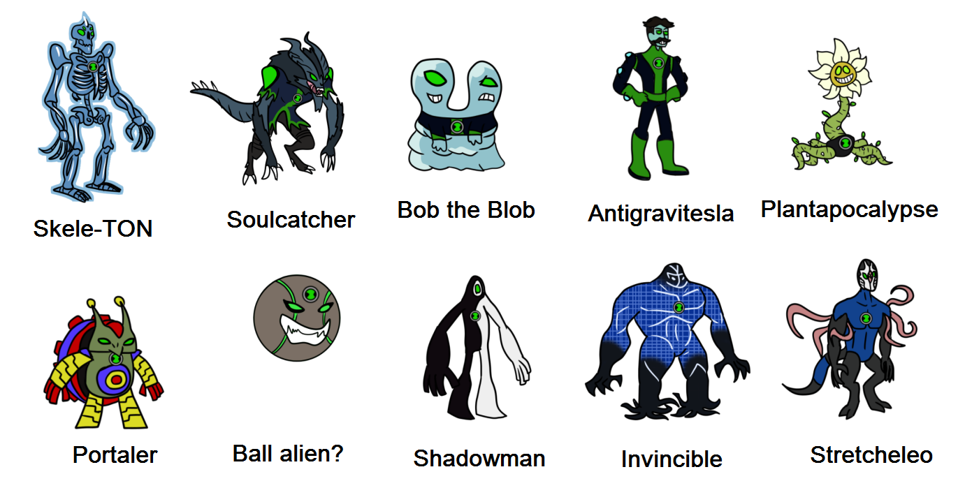 all alien ben 10 (OS). part 1 by amirben10art on DeviantArt