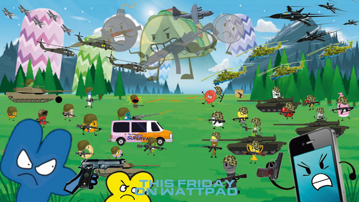 Bfb Inanimate Insanity BFDI vs. Inanimate Insanity - War! by RedLeaderRed1 on DeviantArt