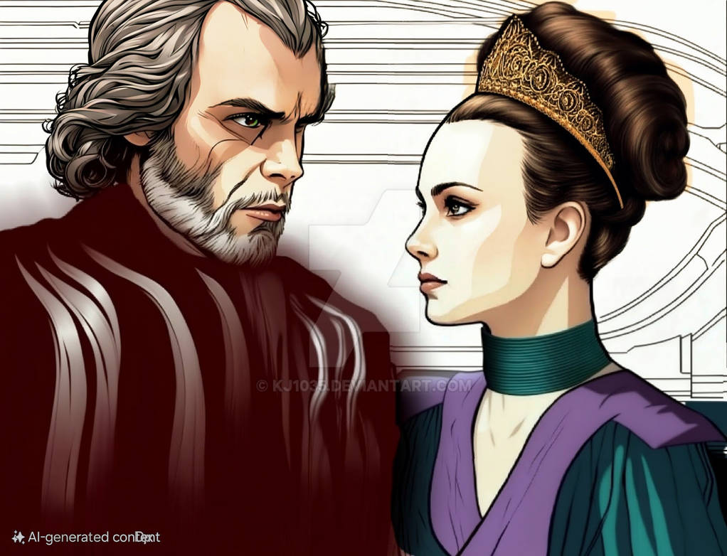 Obidala Padme and obi-wan kenobi by kj1035 on DeviantArt