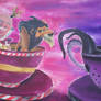 King Candy, Scar and Ursula in Tea Cup