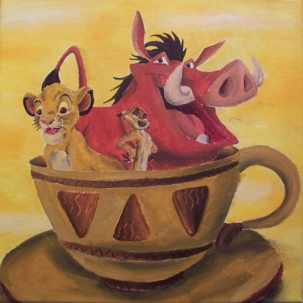 The Lion King in Tea Cup