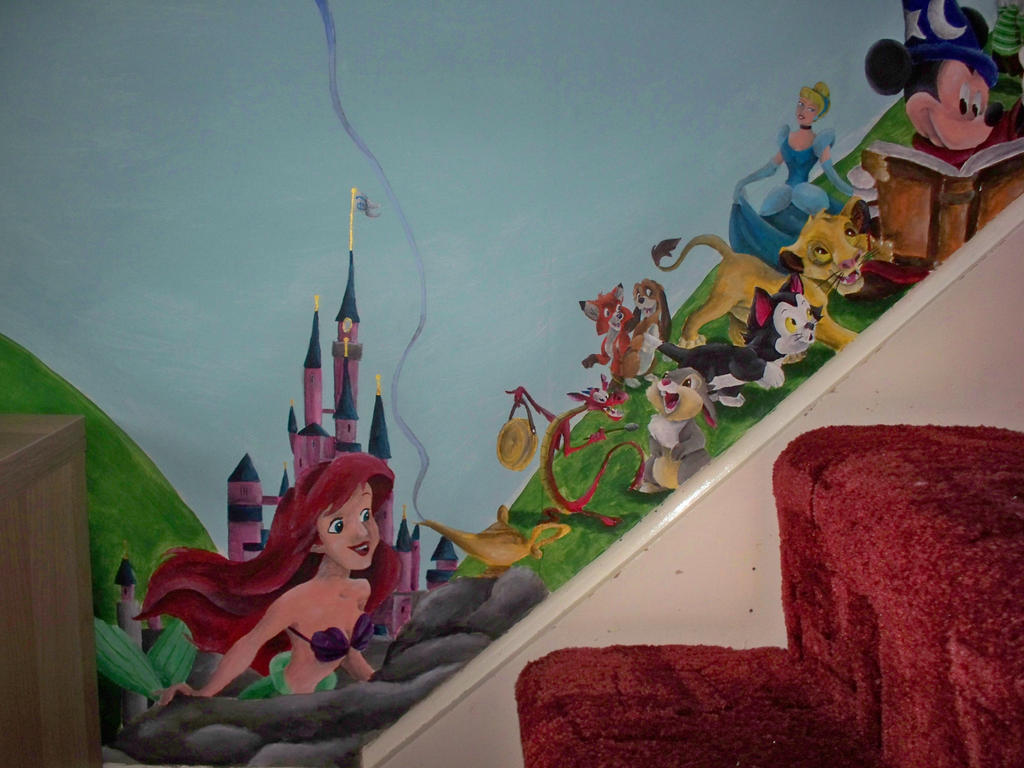 Disney Railing Design Disney Stairs 6 by billywallwork525 on DeviantArt
