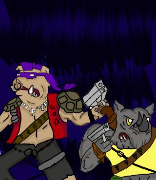 bebop and rocksteady by darthawesome724 on DeviantArt