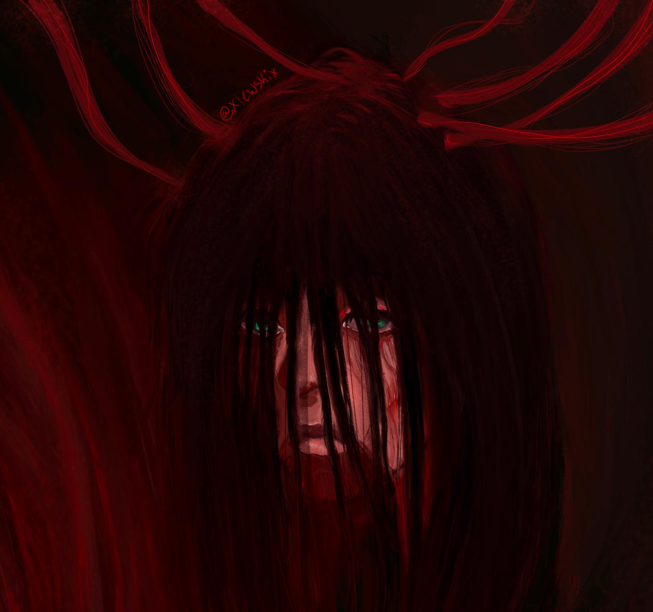 Eren Rumbling Aftermath Eren Profile during Rumbling by xlewskix on DeviantArt