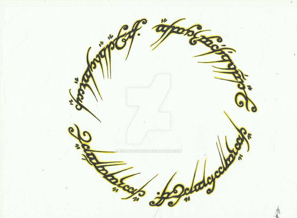 One ring to rule them all.. by Eszter-Ichigo on DeviantArt