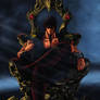 Kenshiro on throne