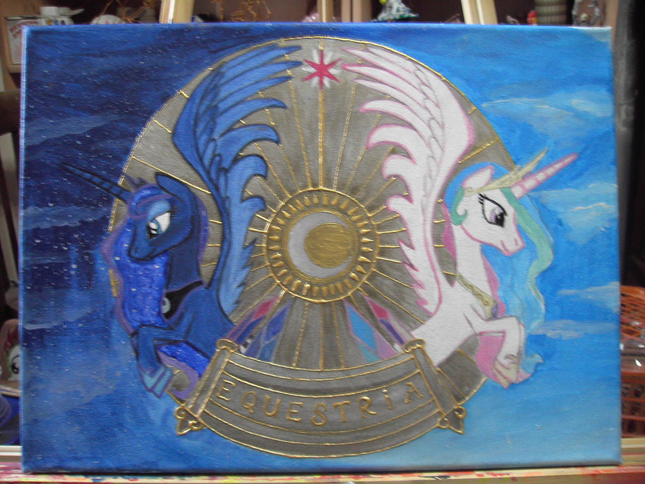 Coat of Arms with the Princess Sisters