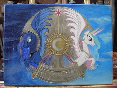 Coat of Arms with the Princess Sisters