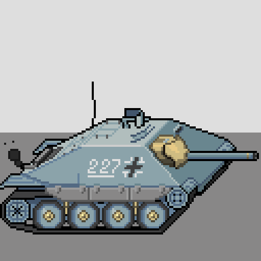 Hetzer tank pixel art by DarkandOffcial on DeviantArt