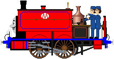 Mario the Italian Cabless Tank Engine (Megahedgeho