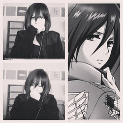 Cosplay Practice: Mikasa Ackerman