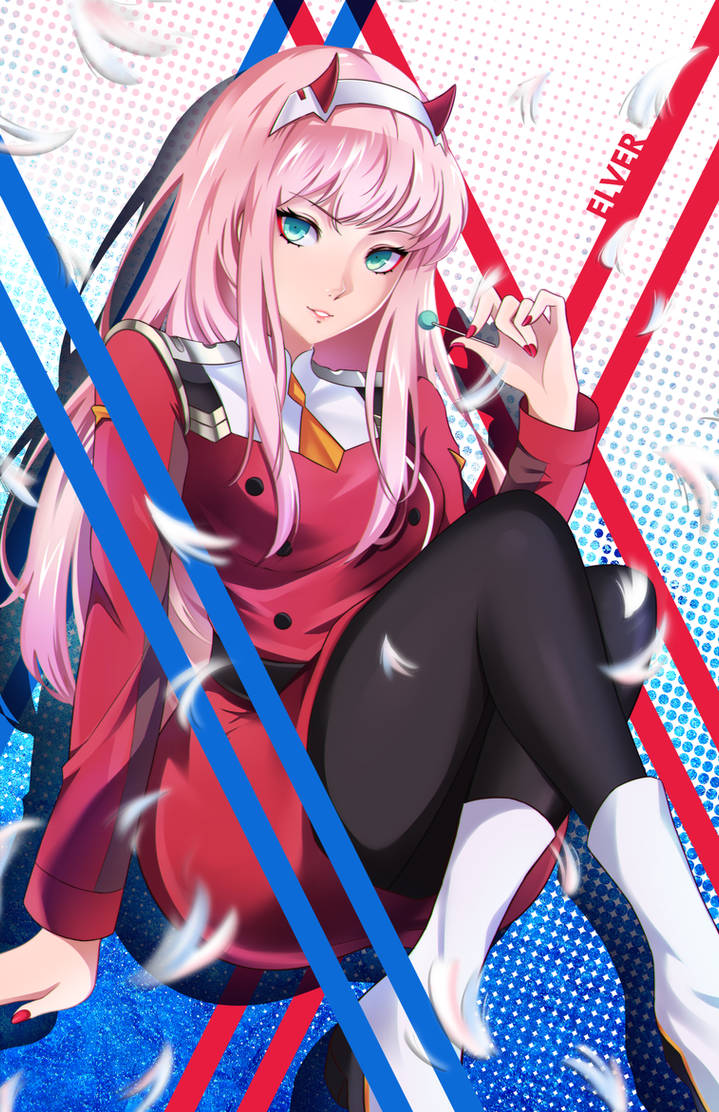 Zero Two by Elver-Lee on DeviantArt