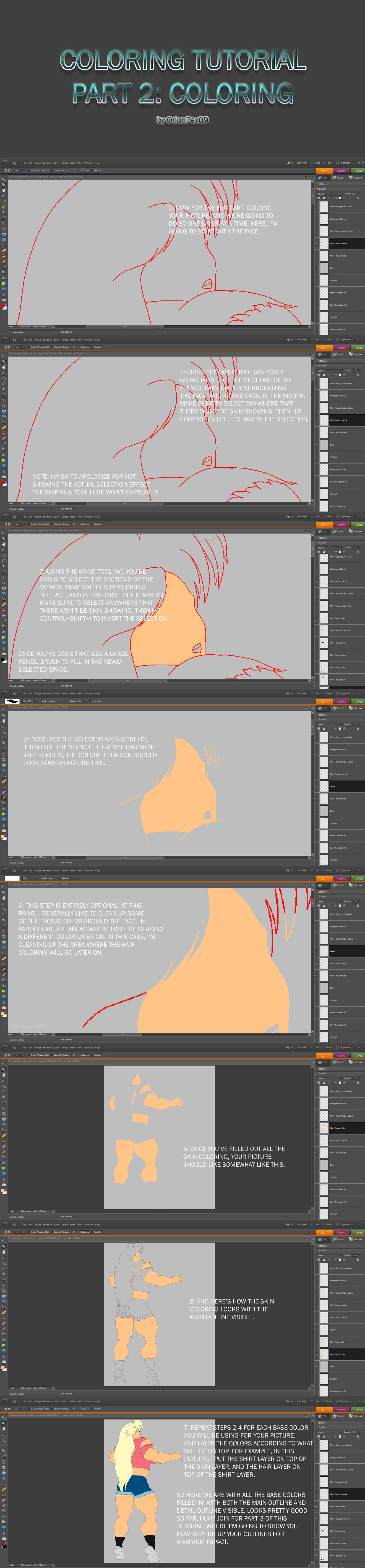 Coloring Tutorial Part 2: Coloring by OrionPax09 on DeviantArt