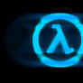 Half-Life Logo Wallpaper Blue