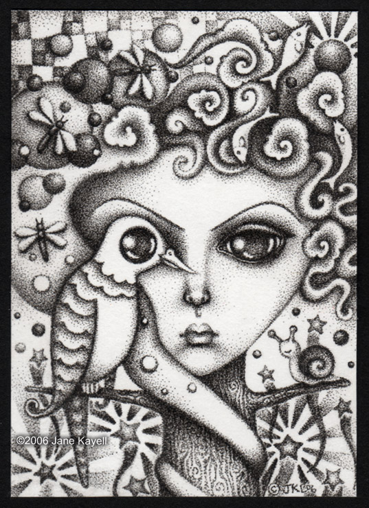 Bird's Eye View - POINTILLISM by katat0nik