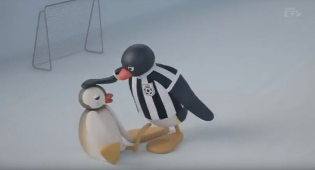 Pingu comforting a baby by CuteYoshiLover on DeviantArt