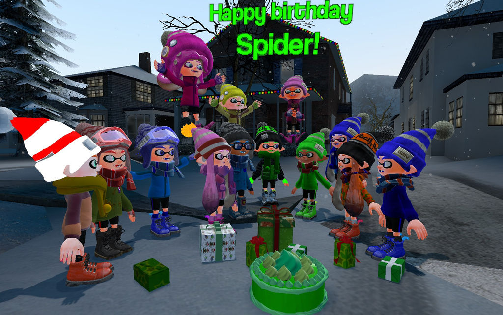Happy birthday Alex spider! by CuteYoshiLover on DeviantArt