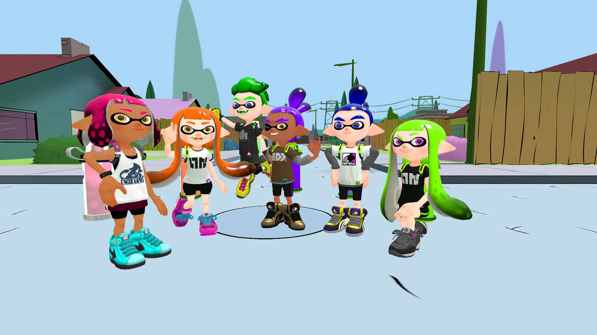 Side Order Inklings Inklings assemble! by CuteYoshiLover on DeviantArt