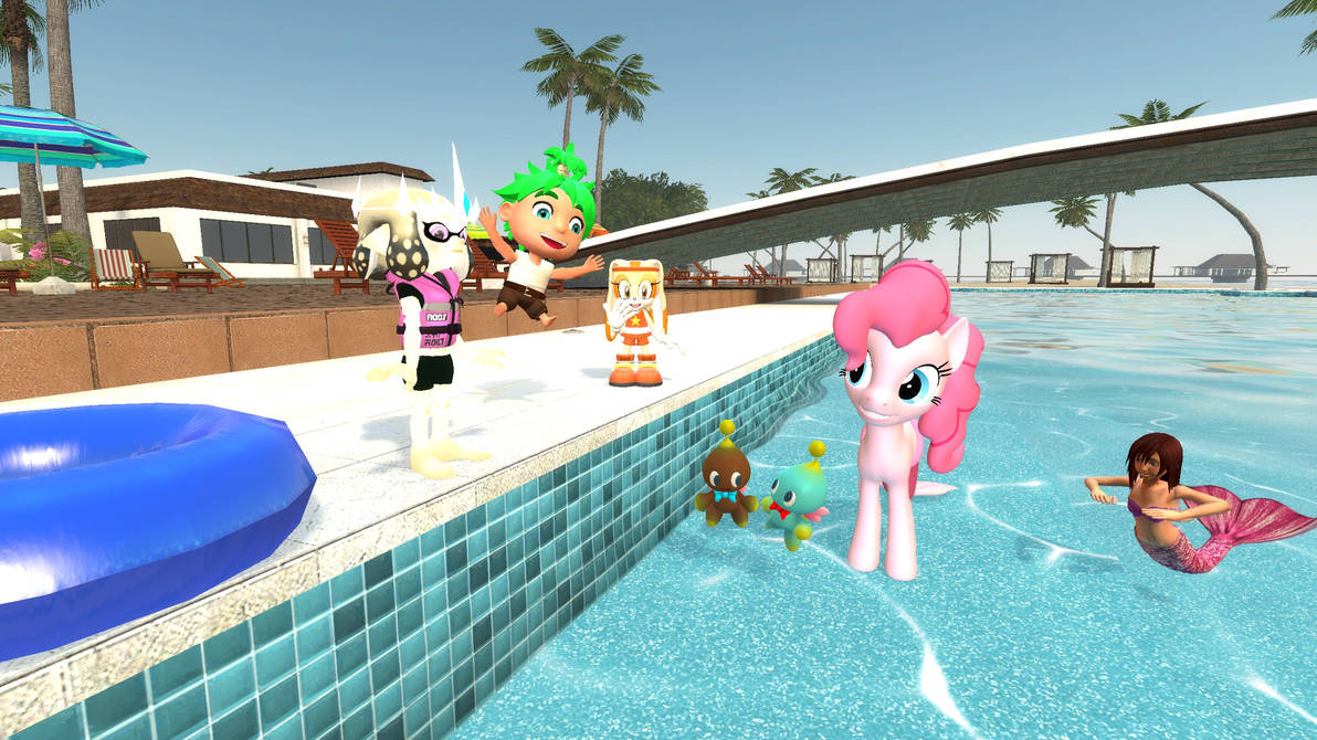 Pool party! by CuteYoshiLover on DeviantArt