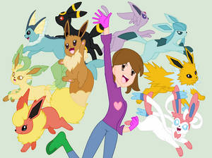 Me and the eeveelutions!