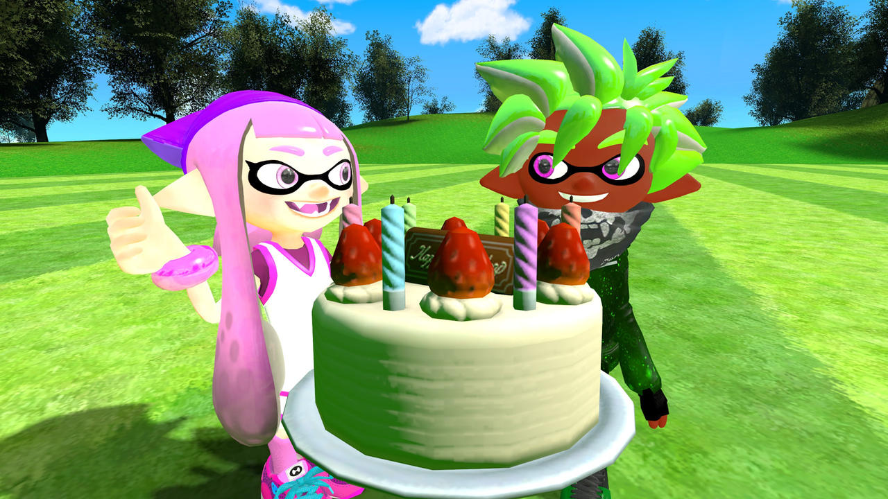 A cake for a fun inkling! by CuteYoshiLover on DeviantArt